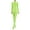 Green, variant on Women's One Piece Glossy Bodystocking Smooth Long Sleeve Full Body Jumpsuit Catsuit Dancewear Black 3XL