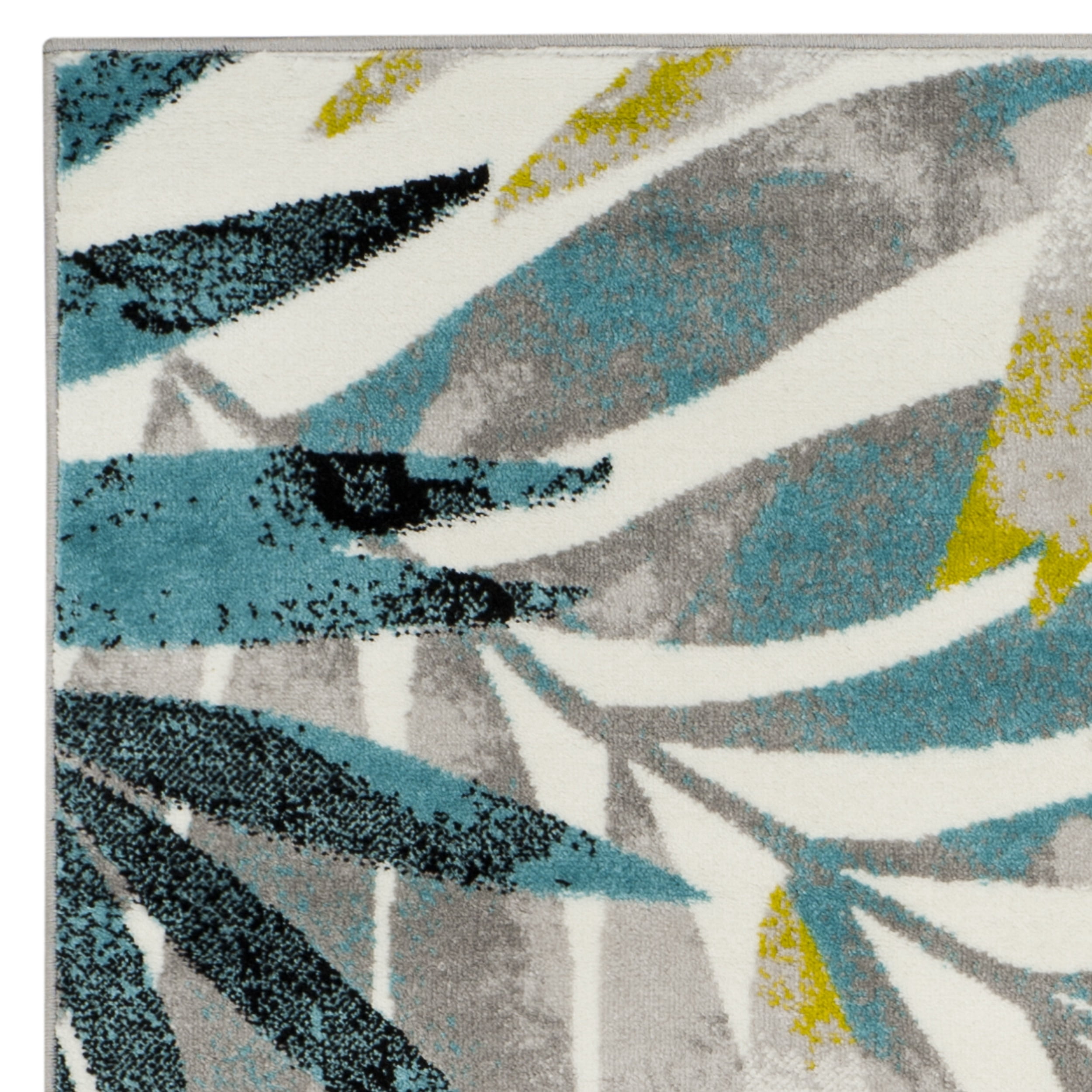 SAFAVIEH Skyler Bosworth Floral Area Rug, Grey/Green, 5'1" x 7'6"