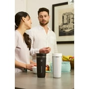 ThermoFlask Insulated Stainless Steel Coffee Travel Mug with Sip-N-Lok Lid, 16 oz, Pitch Black