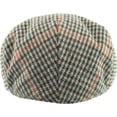 thumbnail image 4 of Plaid Wool Blend Newsboy Gatsby Ivy Hat Golf Driver Ascot, 4 of 6