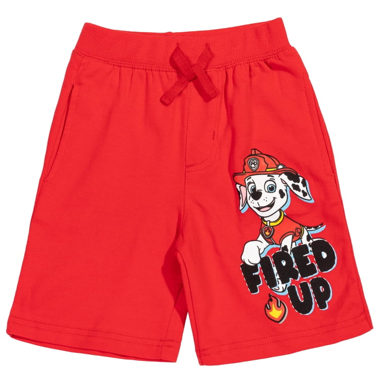 Pantaloncini Paw Patrol Per Bambini - Chase, Marshall E Gli Amici In Cotone Grigio - Foto 3