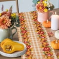 thumbnail image 4 of Fall Pumpkin Table Runner, Autumn Thanksgiving Kitchen Dining Table Decoration for Home Party Decor 13x90 Inches, 4 of 9