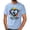 Light Blue, variant on Autism Awareness Shirt Men: Autism Acceptance T Shirt Autism Support Inspirational Short Sleeve Tee Tops(Dark Blue,S)