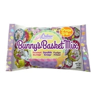 RM Palmer Bunny Basket Mix, Peanut Butter, Double Crisp, Fudge Filled Chocolate, 14 oz