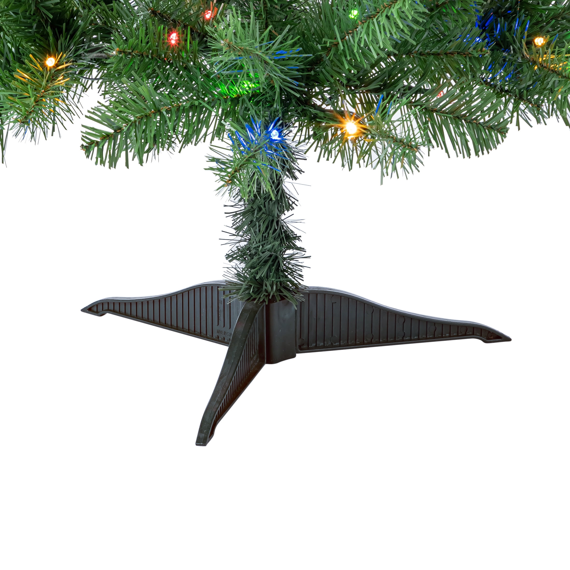 4' Pre-Lit Indiana Spruce Green Artificial Christmas Tree with Color-Changing LED Lights, by Holiday Time