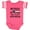 Football Pink and White, variant on Inktastic My Uncle Still Plays with Trucks Boys or Girls Baby Bodysuit