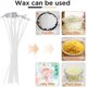 thumbnail image 4 of 300 Pcs Low Smoke Natural Candle Wick Pre-Waxed Wick with Candle Making Kit Supplies for Candle Making and Candle DIY Christmas Gift,9cm/3.5in,15cm/6in and 20cm/8in Long, 4 of 5