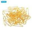 thumbnail image 3 of Uxcell Safety Pins 1.5 Inch Large Metal Sewing Pins Gold Tone 50Pcs, 3 of 5