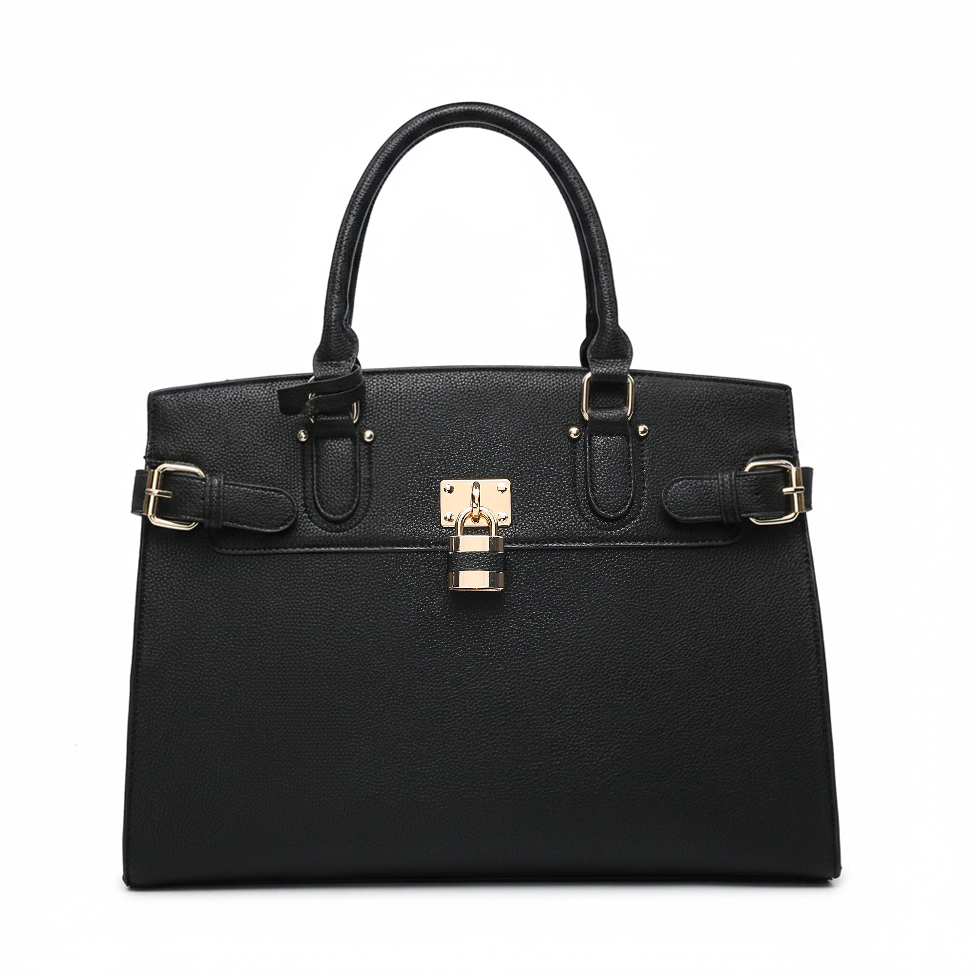 Female Satchel Handbags Shoulder Tote Top Handle Bags with Matching Wristlet Wallet