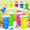thumbnail image 5 of Tgosomt Slushy Cup, TIK TOK Frozen Magic Slushie Maker Cup Squeeze,Ice Cream Make,Cool Fun Stuff Things Gadgets (Pink), 5 of 10