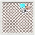 thumbnail image 2 of PinPix 15x15 Custom Cork Bulletin Board Light Brown Clover Poster Board Has a Fabric Style Canvas Finish, Framed in Light Brown Clover, by ArtToFrames (PinPix-540), 2 of 5