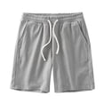 thumbnail image 6 of Men’s Textured Jogging Shorts Vintage Casual Summer Bottoms, 6 of 9