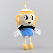 uiuoutoy Cuphead Game Toy Ms. Chalice Plush Doll Stuffed Toy 9'' Figure