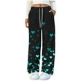 thumbnail image 2 of Miqool Womens Lounge Pants Warm Winter Cozy Soft Fleece Pajama Bottoms Sleepwear, 2 of 4