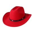 thumbnail image 3 of Western Style Cowboy Hat With Star Unisex Riding Accessory For Casual Home Everyday Wear And AllSeason Use, 3 of 3
