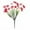 B, variant on All Weather No Fade Outdoor Violet Spring Floral Bouquet, Lifelike Faux Purple Bloom Bundle for Backyard Garden Landscape Wedding Ceremony Window Box Decor