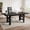 Black, variant on 71" Large Farmhouse Dining Table for 6-8 People, Wooden Barn Style Kitchen Table with Sturdy Triangular Legs, Thickened Tabletop for Home Office