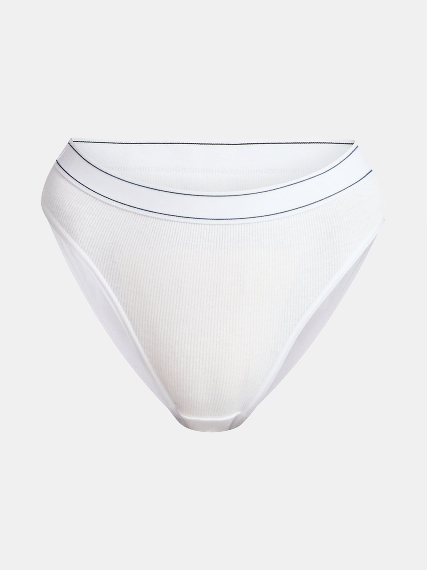 No Boundaries Stretch Ribbed Hi-Cut Cheeky Panties, 5-Pack, Women's
