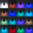 thumbnail image 4 of FSLiving H Type Track Lighting, Adjustable Island Lighting Remote Control with Color Changing RGBW A19 Smart Bulb DIY Ceiling Spotlight H Track Mounted for Vaulted Ceiling Disco Ball Macaron Pink, 4 of 9