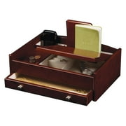 Mele and Co Davin Men’s Dresser Valet Wooden Jewelry Box
