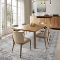 thumbnail image 3 of 5x7 Washable Vintage Border Rug, Stain-Resistant, Non-Slip Boho Throw Carpet for Living Room, Dining Room, Bedroom, Kitchen, Home Decor, Grey., 3 of 9