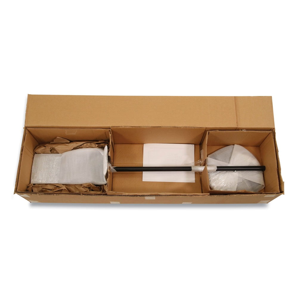 Hand Sanitizer Stand 12" dia x 48" h Black 102468401BA