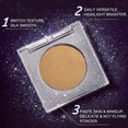 thumbnail image 2 of Paleta de sombras de ojos monocromáticas de 3 piezas, sombra de ojos con brillo en polvo, sombra de ojos perlada, 2 of 5