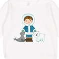 thumbnail image 3 of Inktastic Eskimo Boy Cute Alaska Toddler Sweatshirt, 3 of 4