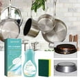 thumbnail image 4 of Stainless Steel Pot Cleaner, Heavy Burnt Stain Remover, Descaling Gel with Rust Prevention, for Cookware Bottom to Restore Shine, Includes Sponge, 150ml, 4 of 9