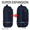 thumbnail image 3 of Mochila Vancropak Carry On de 40 L ampliable para viajes, color azul, 3 of 9