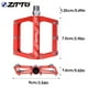 thumbnail image 2 of Eigraketly ZTTO JT04 1 par de pedales de bicicleta de aleación eje de acero pedales de ciclismo de color sólido antideslizantes piezas de ciclo accesorios Bicicletas eléctricas Rojo Eigraketly OD002849-02B, 2 of 6