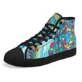 thumbnail image 6 of Autism Awareness Accept Under Stand Love High Top Canvas Shoes Sneakers Black Size 9.5, 6 of 7