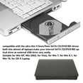 thumbnail image 3 of External DVD Drive Enclosure, Type C USB 3.0 Plug and Play Slim Optical Drive Enclosure Kit for 9.5mm 9mm CD DVD BD, with Eject Button and Foldable Cable, 3 of 7