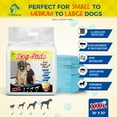 Tolobeve Dog Training Pads, XXL, 30 in x 36 in, 60 Count Disposable Dog