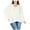 White - white, variant on I-N-C Womens Rhinestone Zip Pullover Sweater, White, 3X