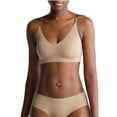 thumbnail image 4 of Calvin Klein Invisibles Comfort Lightly Lined Triangle Bralette QF5753 Color: Deep Mauve Size: LARGE, 4 of 4