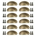 thumbnail image 1 of 6x Paquete de 12 Es para Cajones , Negros, para Gabinetes, Tazas, para Cocina, Manijas para Gabinetes, Manijas para Cajones, 6 piezas, 1 of 8