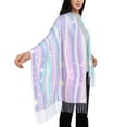 thumbnail image 4 of Easygdp Striped Gradient Women's Scarf Womens Winter Scarf, Fashion Scarfs for Women, Shawls and Wraps, Long Blanket Scarf, 4 of 8