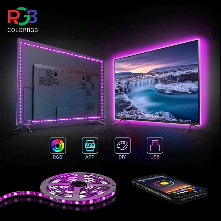 Luces Led Rgb Para Habitacion Cinta Leds Usb Strip Lights - Luegopago