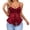 C-Red259, variant on DHFJKG Lace Camisoles For Women Tank Tops Sleeveless V Neck Sexy Slim Fit Backless Adjustable Spaghetti Straps Flared Hem Cami Shirts Trendy Top