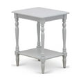 thumbnail image 3 of East West Furniture Bedford Wood End Table with Open Storage in Urban Gray, 3 of 6