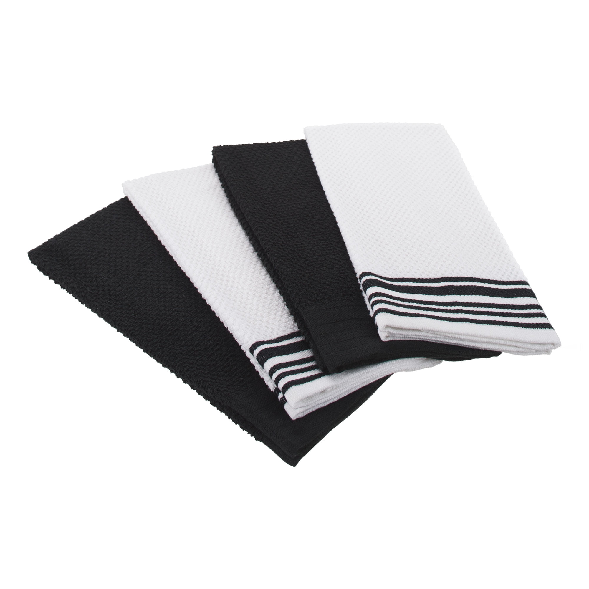 GY52 - Kitchen Towel Set - Grey Swirl Design - UPC 619199523254