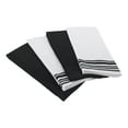 thumbnail image 4 of Mainstays 4-Pack 16”x26” Woven Kitchen Towel Set, Rich Black, 4 of 6