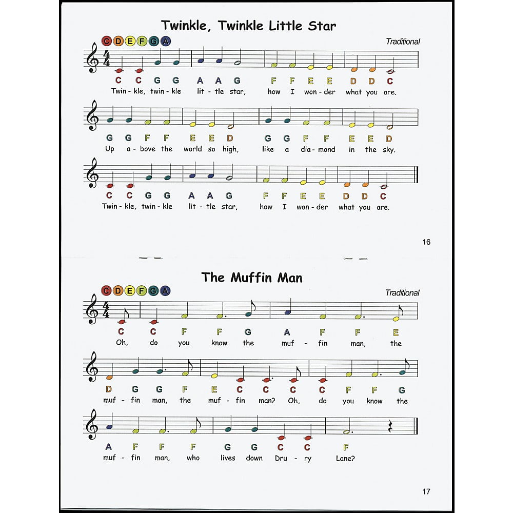 Boomwhacker Sheet Music - Twinkle Twinkle Little Star - Schools Music Market