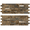Vintage Brown, variant on 12-Sheet Peel and Stick Backsplash Tiles, Faux Marble Linear Wall Tiles Stick on Backsplash for Kitchen Bathroom Fireplace RV (11.57" x 4.13", Gray)