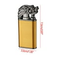 LWZWM Clearance Lighters Pack Windproof Lighter Double Fire Straight To