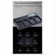 thumbnail image 2 of NP F970 F960 NP F770 BateríA Cargador Inteligente RáPido de 4 Canales para F750 F950 NP-F550 NP-FM50 FM500H QM7 Enchufe UE, 2 of 7