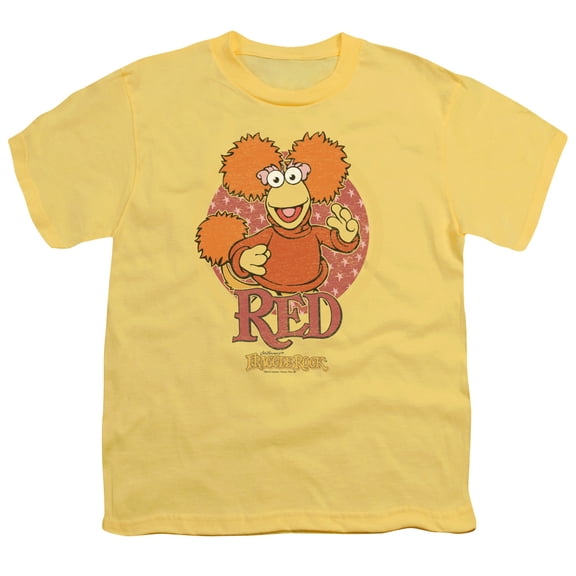 Fraggle Rock Red Circle S/S Youth 18/1 T-Shirt Banana