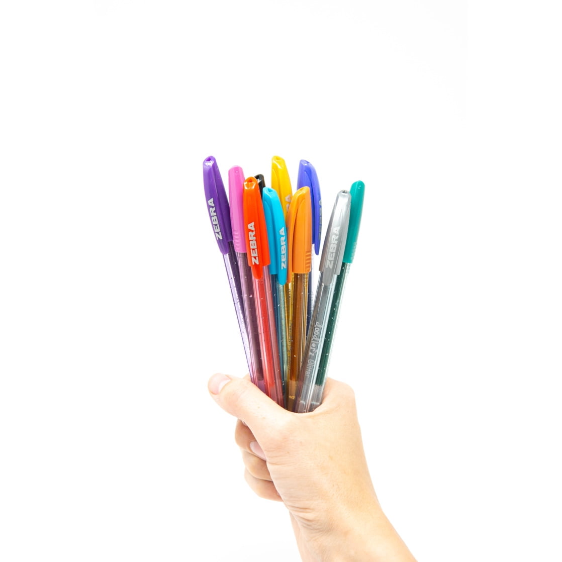 Zebra Doodlerz Gel Stick Pens, Bold Point 1.0mm, Assorted Colors, 60-Count