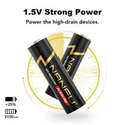 NANFU Alkaline AA Batteries (48 Pack), Double A Batteries, 1.5 Volts Long-Lasting Double A Batteries
